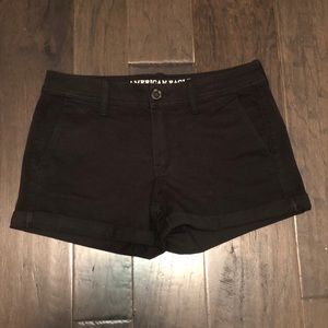 American Black stretchy shorts